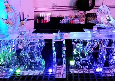 Bar with Bottle Holder and mini shoe luge Web Optium